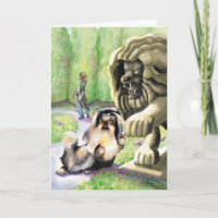 Shih Tzu Lion - Felicitaciones, nuevo trabajo