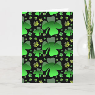 Tarjeta Shiney Shamrocks