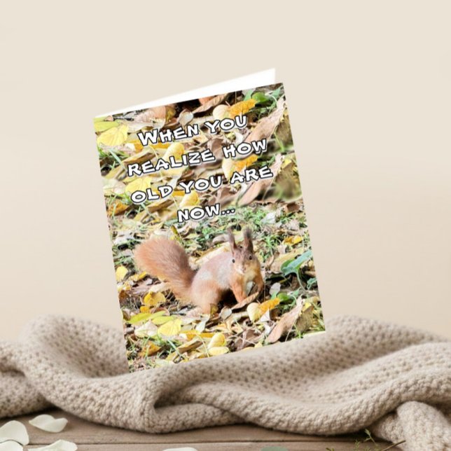 Tarjeta Shocked squirrel Birthday   (Subido por el creador)