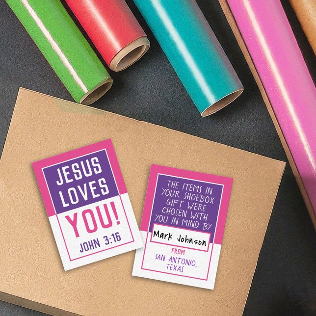 Tarjeta Shoebox 'Made For You' - Girly (Subido por el creador)