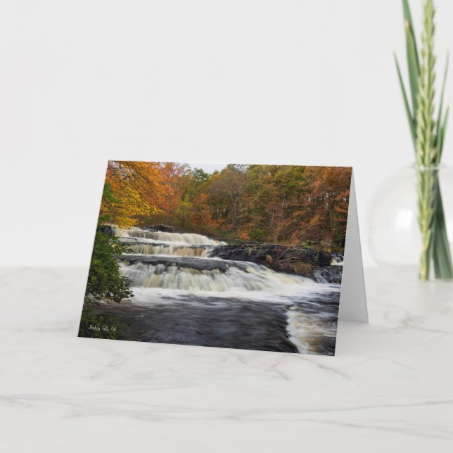 Tarjeta Shohola cae en otoño (2) (Anverso)