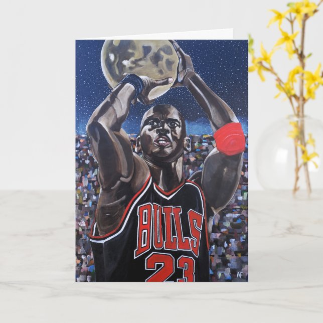 Tarjeta Shooting for the Moon Painting by Alfred Fox (flor amarilla)