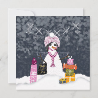 Tarjeta Shop N Drop Holiday Card
