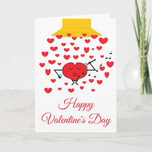 Tarjeta Shower you with Love White Valentine's Edition