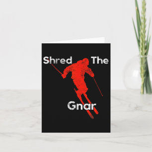 Tarjeta Shred The Gnar Powder Skider Snowboard S