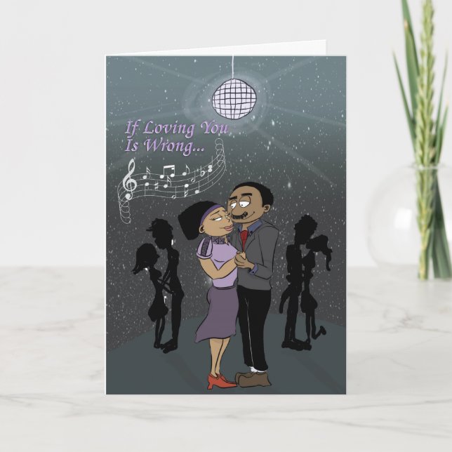 Tarjeta Si Amarte Está Equivocado (Anverso)