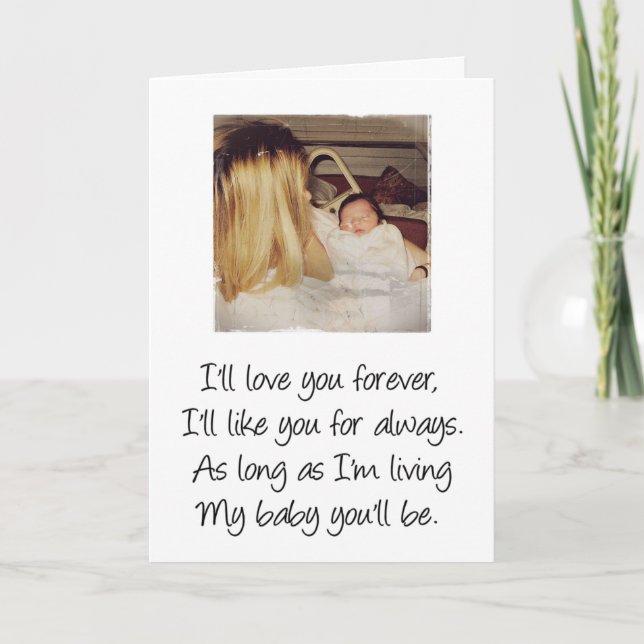 Tarjeta Si decide decírselo (tarjeta de adopción) (Anverso)