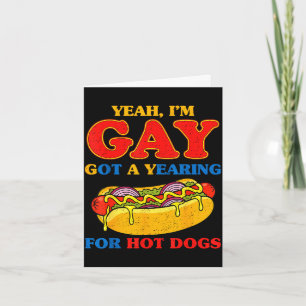 Tarjeta Sí, el gay tiene un anhelo por los hot dogs meme d
