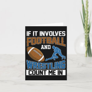 Tarjeta Si Implica Fútbol Americano Y Lucha Libre Cuéntame