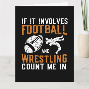 Tarjeta Si Implica Fútbol Americano Y Lucha Libre Cuéntame