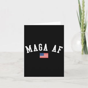 Tarjeta Si la camiseta de Trump 2024 es que los republican