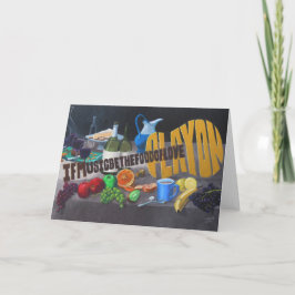 Tarjeta Si la música es la carta de saludo de amor