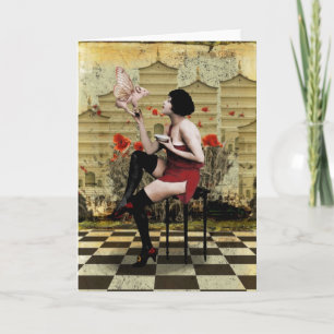 Tarjeta Si los cerdos podrían volar