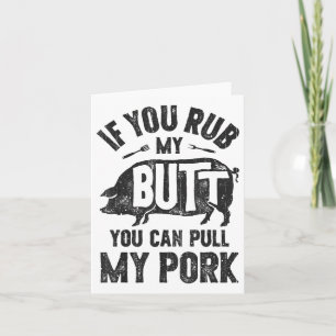 Tarjeta Si Me Robas La Cabeza, Puedes Sacar Mi Cerdo Graci