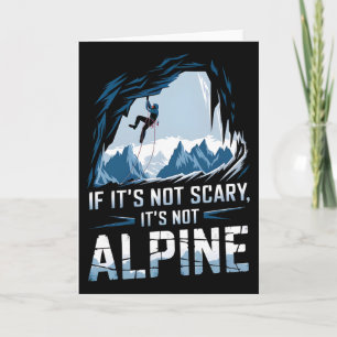 Tarjeta Si no da miedo, no es alpinismo