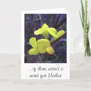 Tarjeta … si no había una palabra para la madre