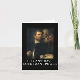 Tarjeta Si No Puedo Tener Amor, Quiero Poder Yo