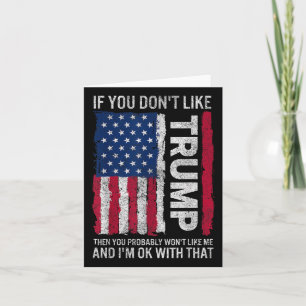 Tarjeta Si No Te Gusta Trump, Probablemente No Te Gustaría