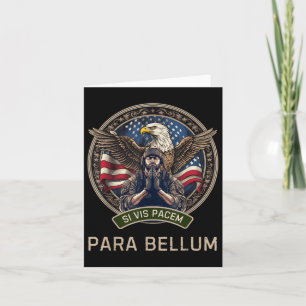 Tarjeta Si Quieres Paz Prepara Para La Guerra Si Vis Pacem
