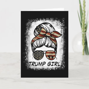 Tarjeta Sí, soy una chica de Trump, supérenlo - Elección d