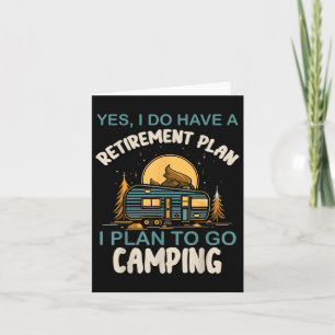 Tarjeta Sí, tengo plan de retiro Camping Camper Retir