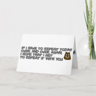 Tarjeta Si tengo que repetir hoy una y otra vez
