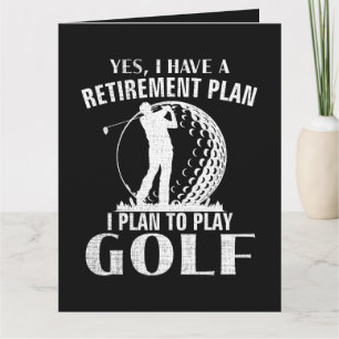 Tarjeta Sí, tengo un plan de jubilación Golf Divertido Gol