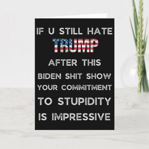 Tarjeta Si todavía odias a Trump después de este espectácu
