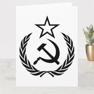 Tarjeta Sickle Y Hammer, URSS, CCCP, Comunismo