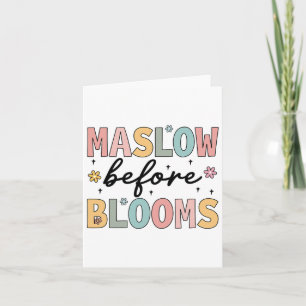 Tarjeta Sicólogo maslow antes del profesor universitario S