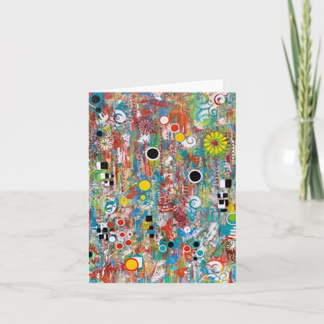 Tarjeta Side Show Blank Notecard (Anverso)