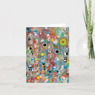 Tarjeta Side Show Blank Notecard