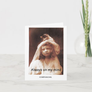 Tarjeta Siempre en mi mente