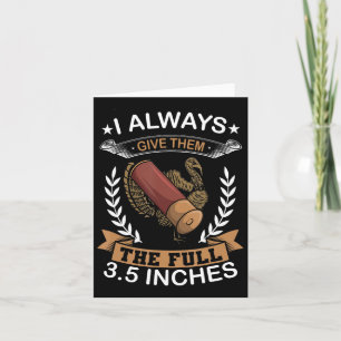 Tarjeta Siempre Les Doy La Caza Completa De Turquía De 3,5