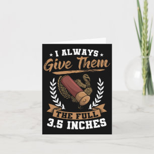 Tarjeta Siempre Les Doy La Caza Completa De Turquía De 3,5