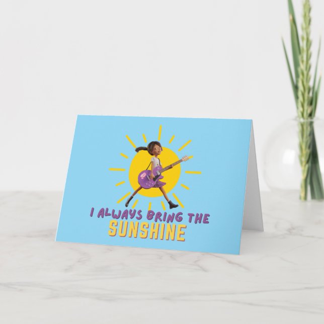 Tarjeta Siempre traigo el sol (Anverso)