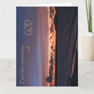 Tarjeta Siente la presencia de DIOS