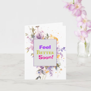 Tarjeta Siéntete mejor pronto