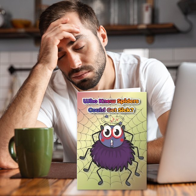 Tarjeta Siéntete Mejor Pronto El Humor De La Araña (Subido por el creador)