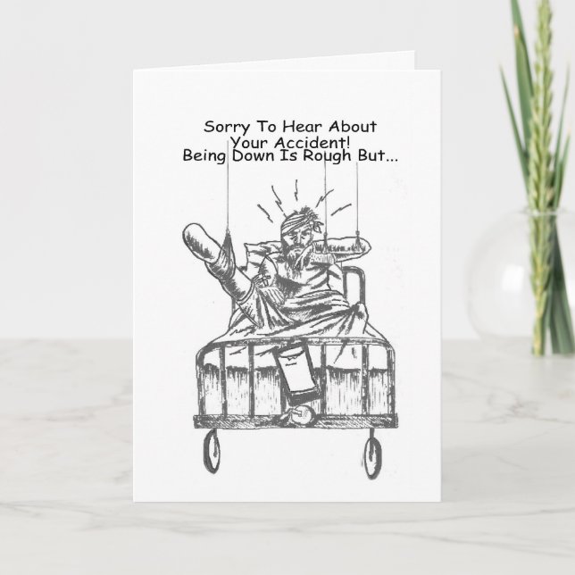 Tarjeta Siento Haber Oído De Tu Accidente (Anverso)