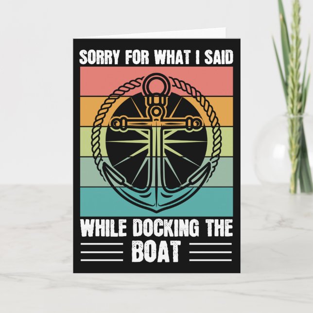Tarjeta Siento lo que dije mientras atracaba el Retro de B (Anverso)