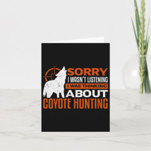 Tarjeta Siento No Haber Escuchado Que Estaba Pensando En C