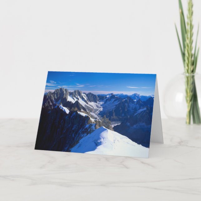 Tarjeta Sierra | Mont Blanc, Alpes Europeos (Anverso)