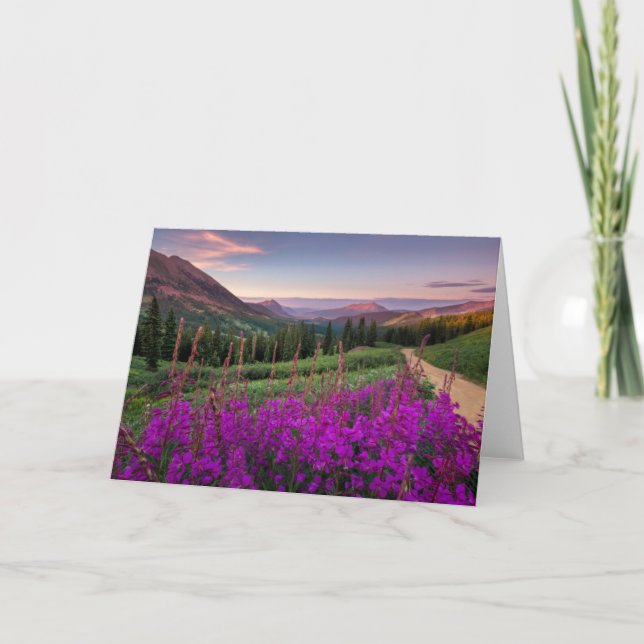 Tarjeta Sierra | Montañas Rocosas, Colorado (Anverso)