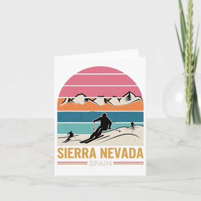 Tarjeta Sierra Nevada España (Anverso)