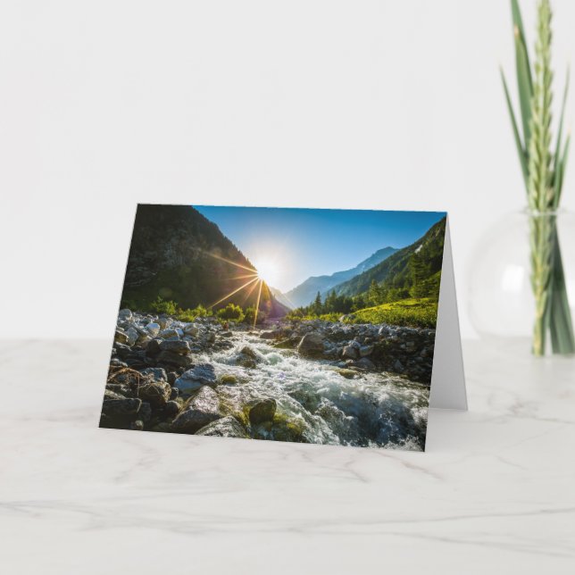 Tarjeta Sierra | Parque nacional Hohe Tauern, Austria (Anverso)