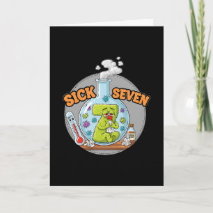 Tarjeta Siete Enfermo Memes Divertidos 67 Seis Siete Juego