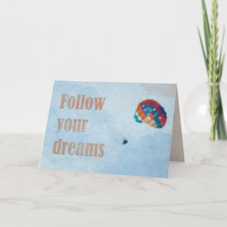 Tarjeta Siga sus sueños