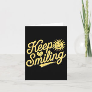 Tarjeta Sigan sonriendo hombres Inspiradores motivacionale