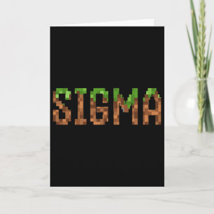 Tarjeta Sigma - Arte de píxeles de videojuegos retro para 